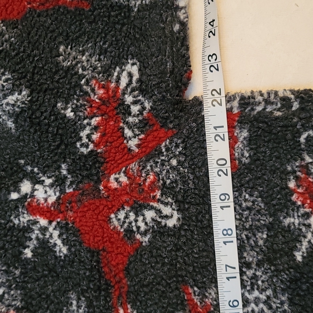 Avalanche Performance Jacket Fleece Gray Red Deer… - image 6